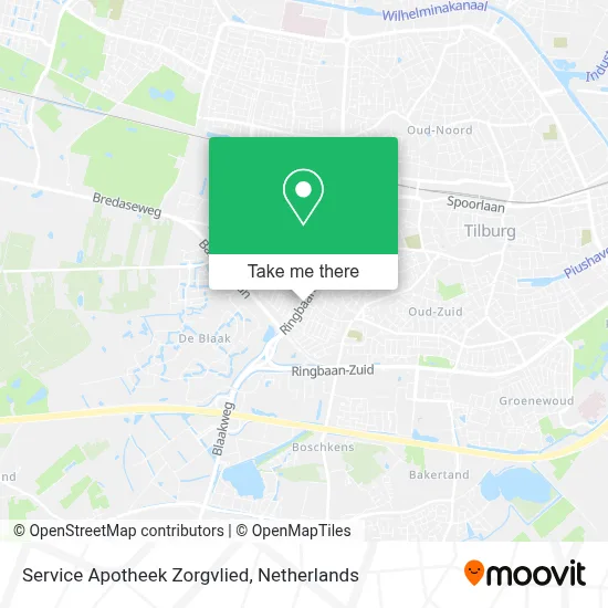 Service Apotheek Zorgvlied map