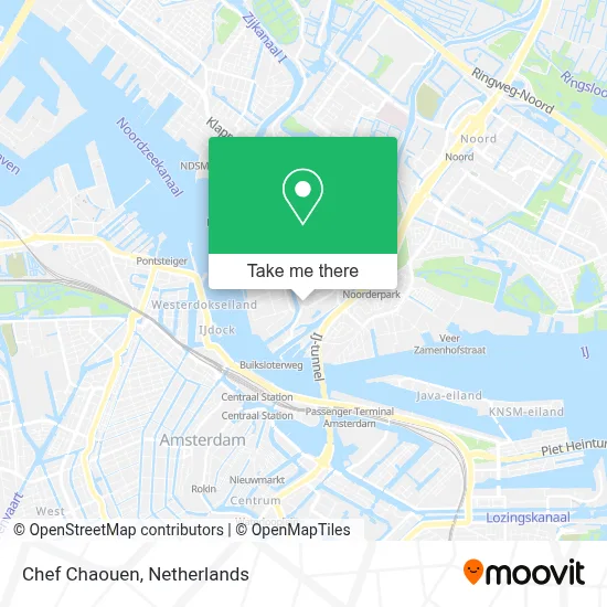Chef Chaouen map