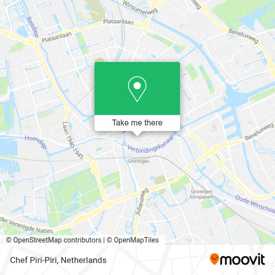 Chef Piri-Piri map