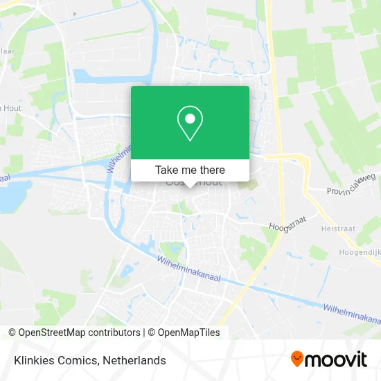 Klinkies Comics map