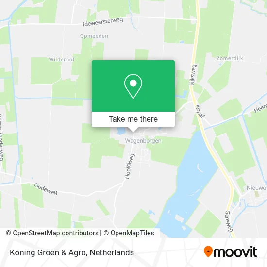 Koning Groen & Agro map