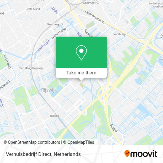 Verhuisbedrijf Direct map