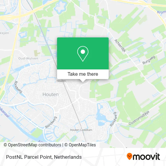 Postnl Pakketpunt map
