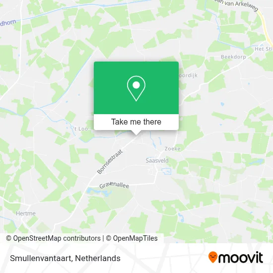 Smullenvantaart map