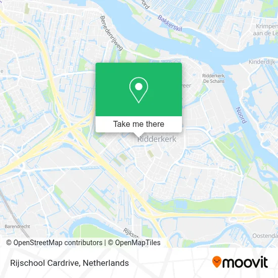 Rijschool Cardrive map