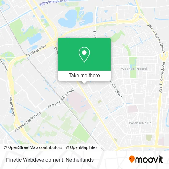 Finetic Webdevelopment map