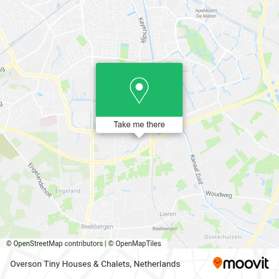 Overson Tiny Houses & Chalets map