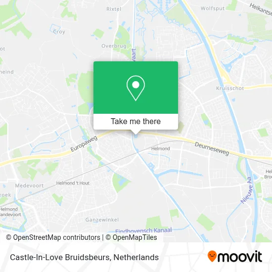 Castle-In-Love Bruidsbeurs map
