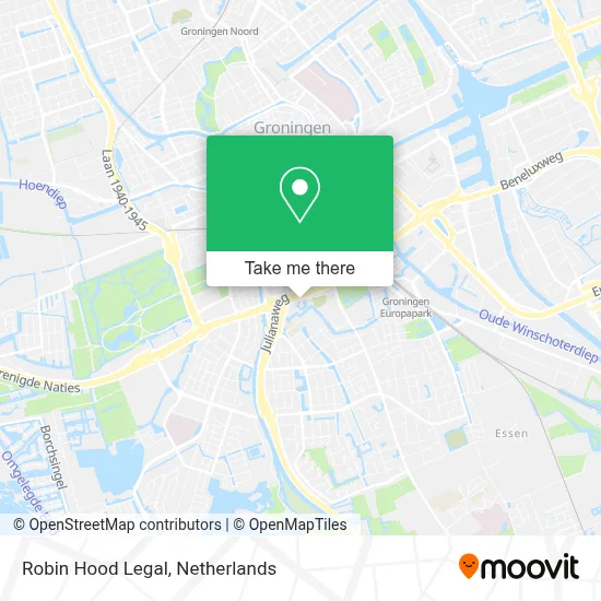 Robin Hood Legal map