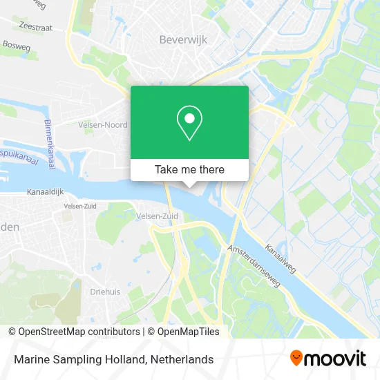 Marine Sampling Holland map