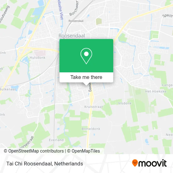 Tai Chi Roosendaal map