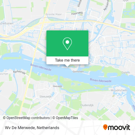 Wv De Merwede map