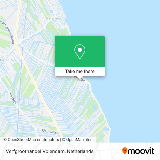Verfgroothandel Volendam map