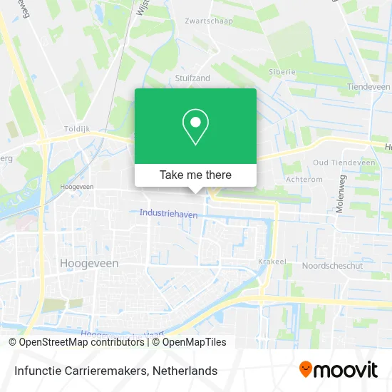 Infunctie Carrieremakers map