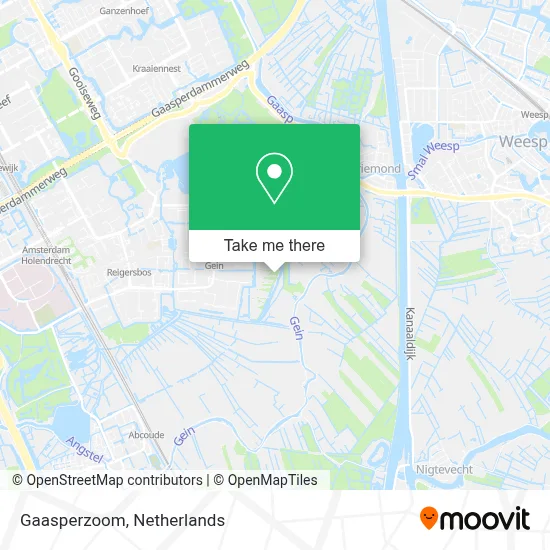 Gaasperzoom map
