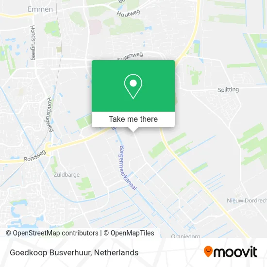 Goedkoop Busverhuur map