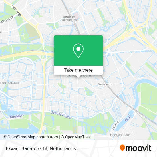 Exxact Barendrecht map