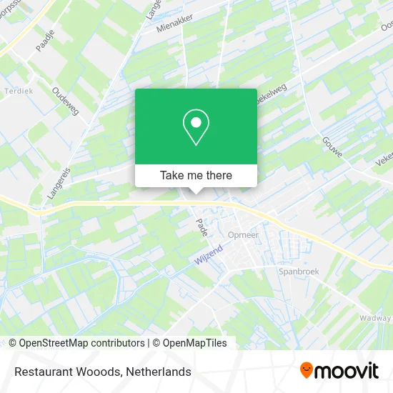 Restaurant Wooods Karte