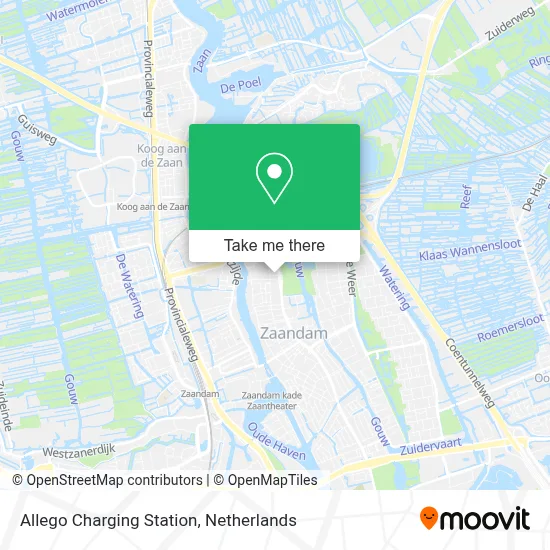 Allego Charging Station map