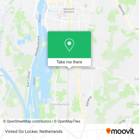 Vinted Go Locker map