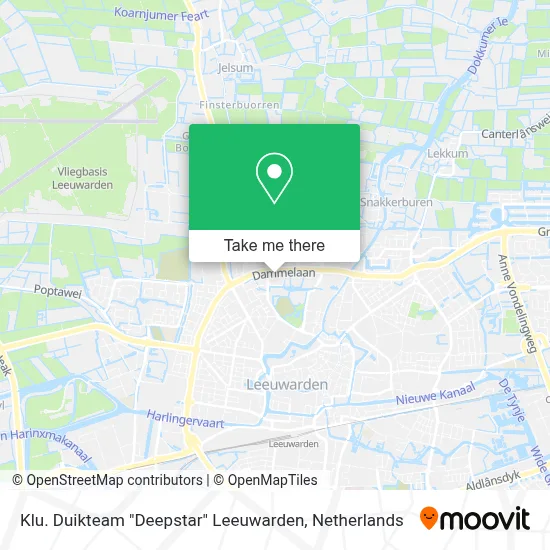 Klu. Duikteam "Deepstar" Leeuwarden map