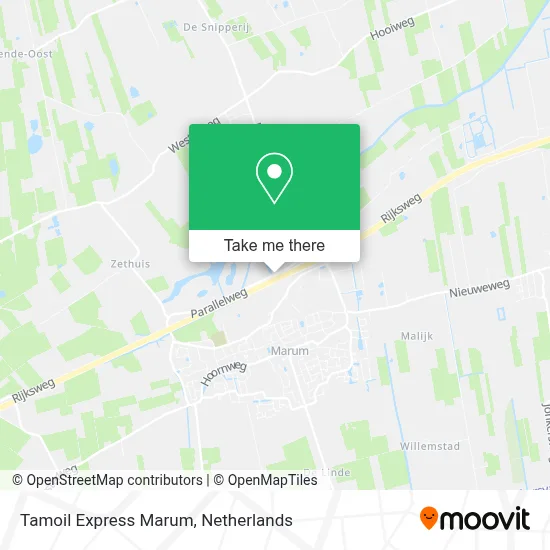 Tamoil Express Marum map