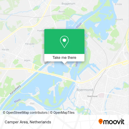 Camper Area map