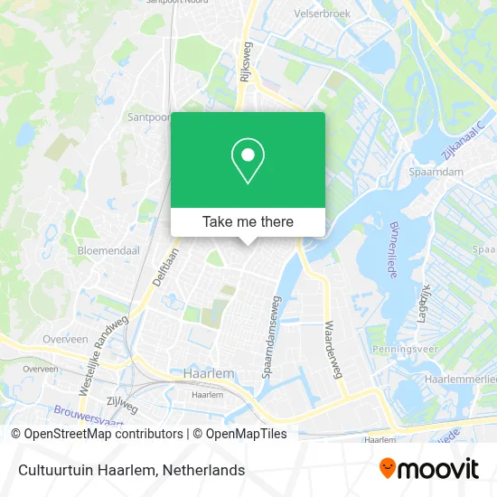 Cultuurtuin Haarlem map