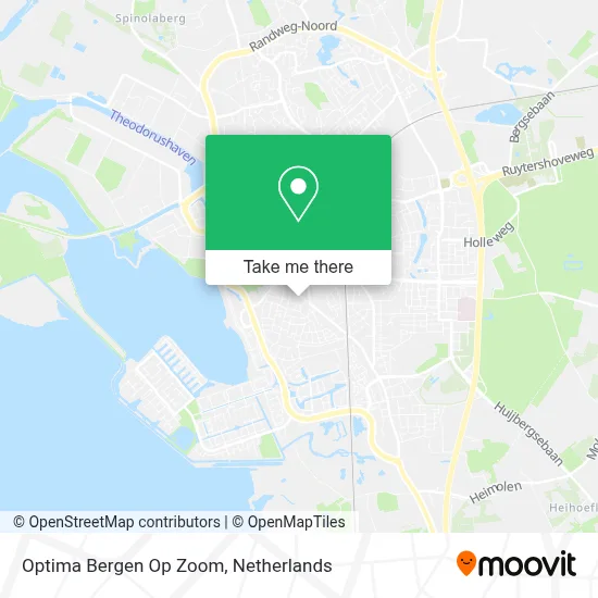 Optima Bergen Op Zoom map