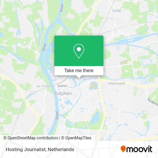 Hosting Journalist map