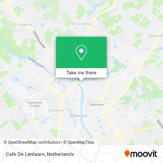 Cafe De Lantaarn map