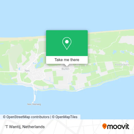 'T Wantij map