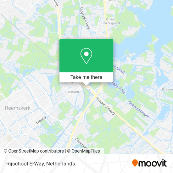 Rijschool S-Way map