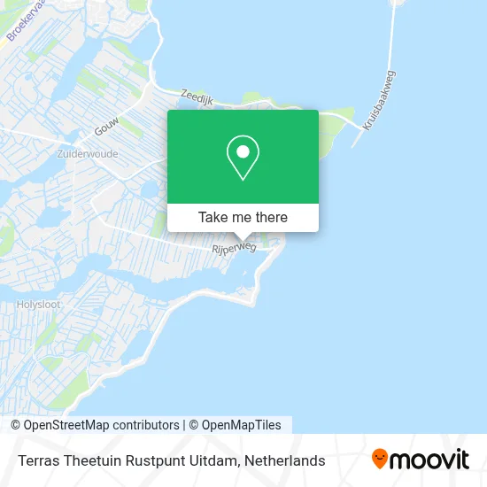 Terras Theetuin Rustpunt Uitdam map