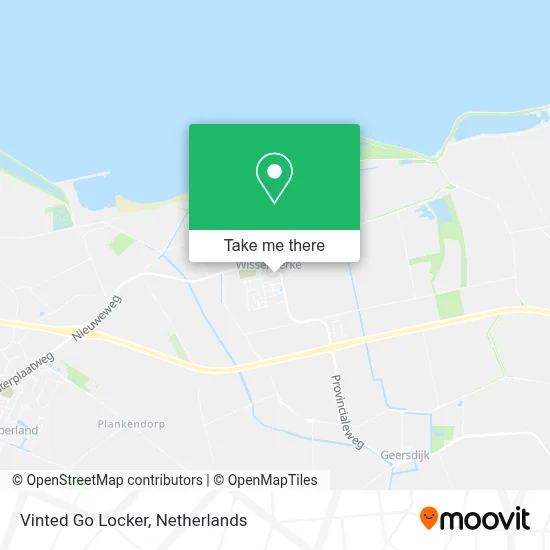 Vinted Go Locker map