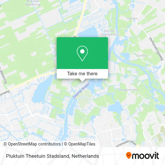Pluktuin Theetuin Stadsland map