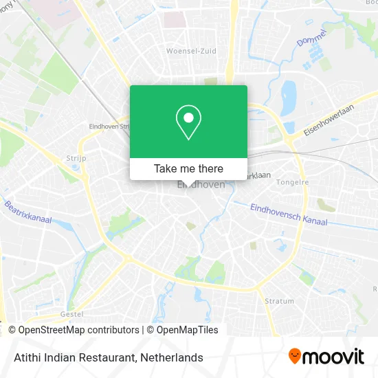 Atithi Indian Restaurant map