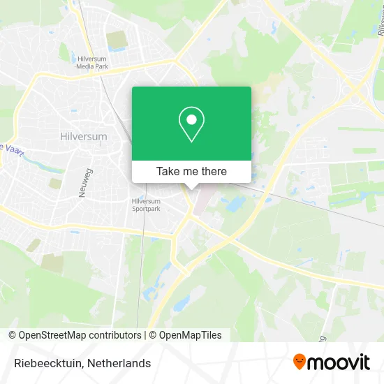 Riebeecktuin map