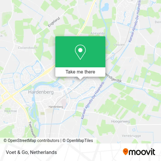Voet & Go map