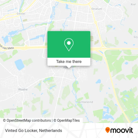 Vinted Go Locker map