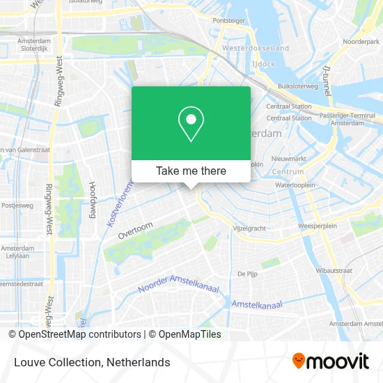 Louve Collection map
