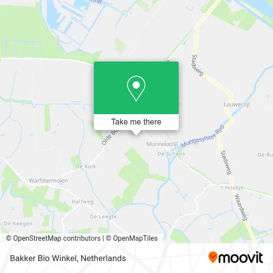 Bakker Bio Winkel map
