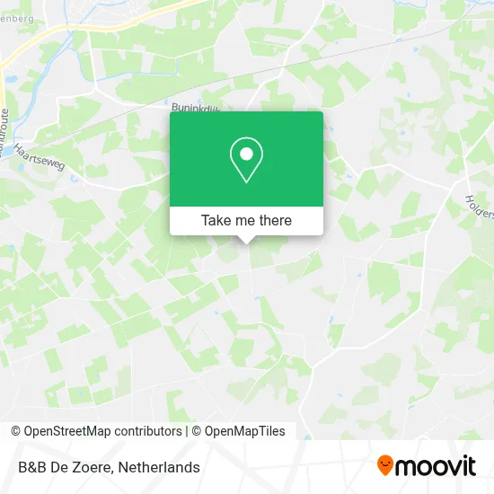 B&B De Zoere map