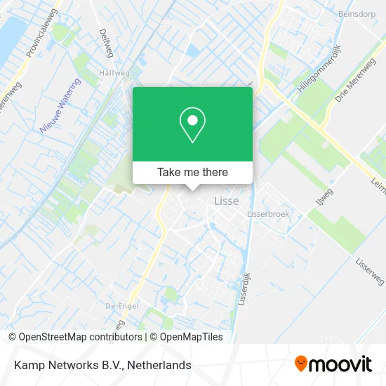 Kamp Networks B.V. map