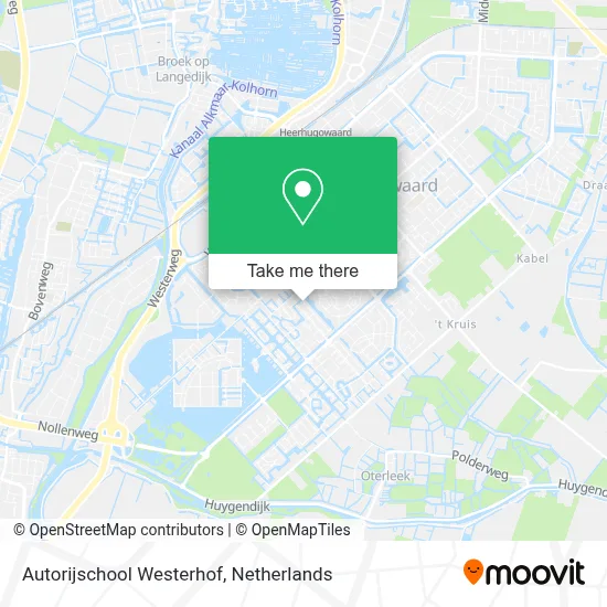 Autorijschool Westerhof map
