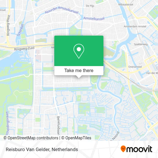 Reisburo Van Gelder map