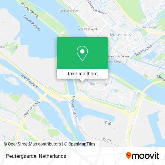 Peutergaarde map