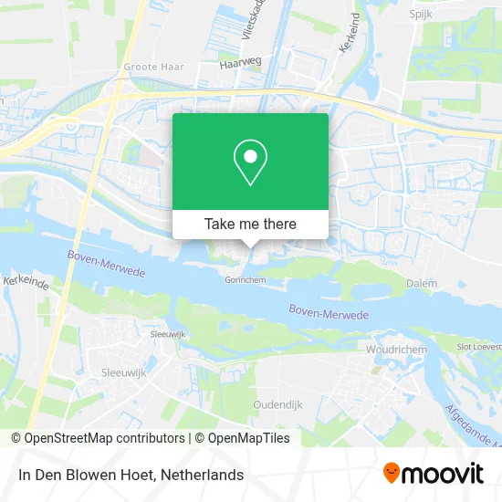 In Den Blowen Hoet map
