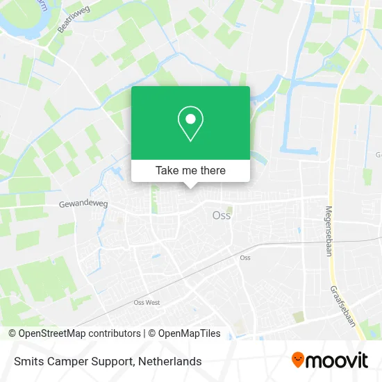 Smits Camper Support map