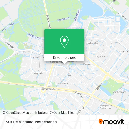 B&B De Vlaming map